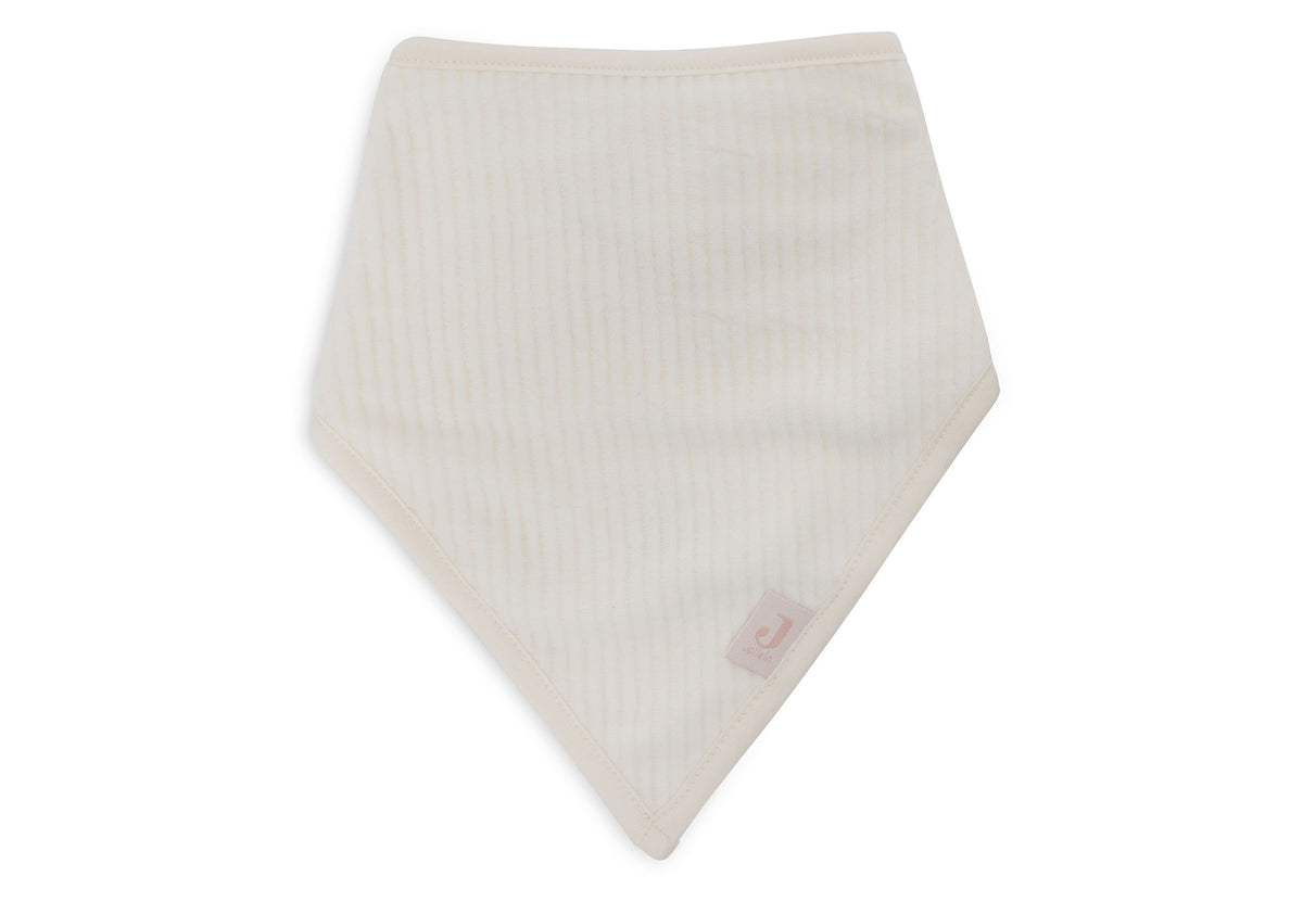 Jollein Bib Bandana Velvet Rib Wild Rose/Ivory (2pack)