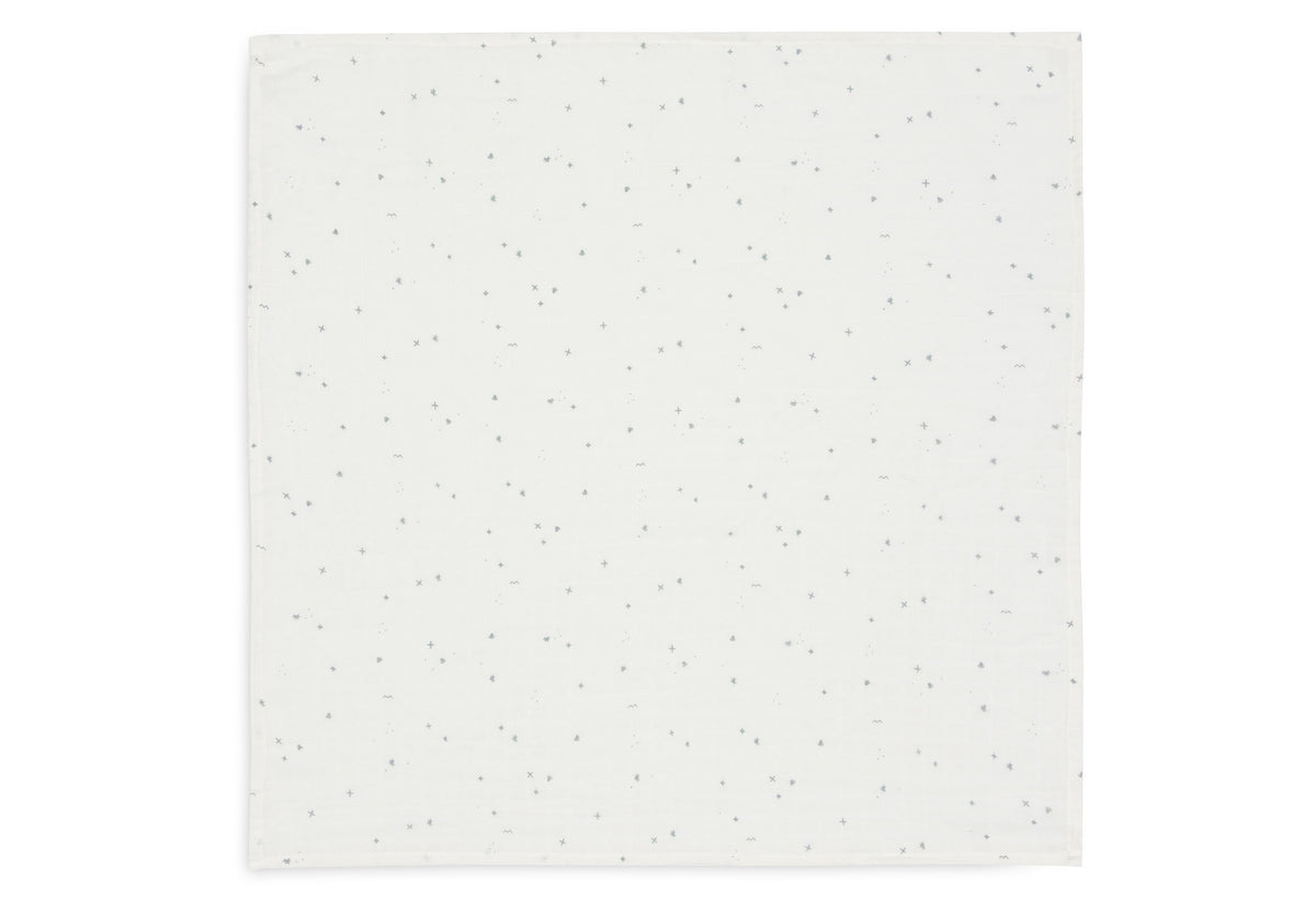 Jollein Muslinfilt 70x70cm Twinkling Sea Green 3pack