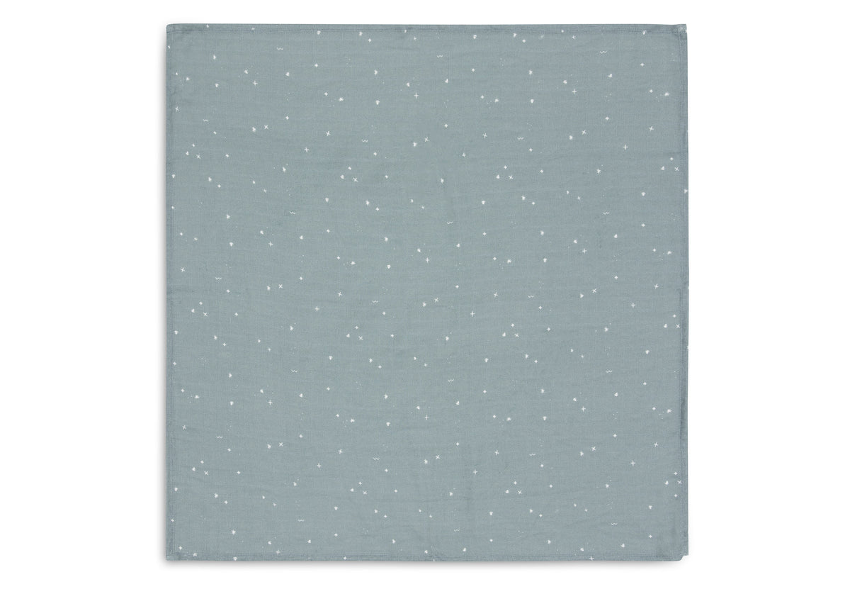 Jollein Muslinfilt 70x70cm Twinkling Sea Green 3pack