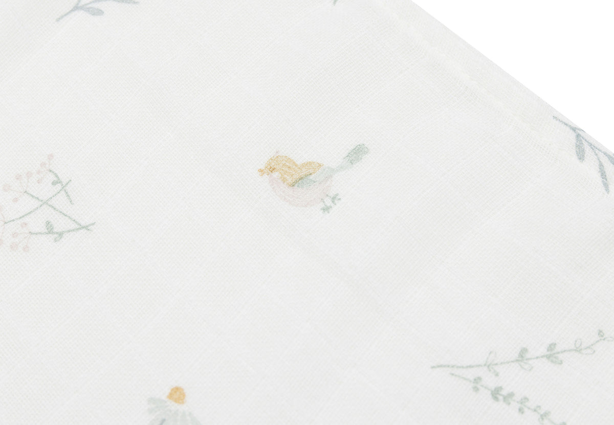 Jollein Muslinfilt 70x70cm Lovely Birds 3pack