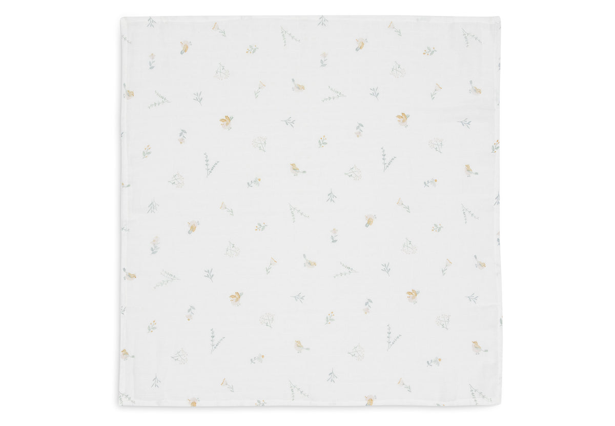 Jollein Muslinfilt 70x70cm Lovely Birds 3pack