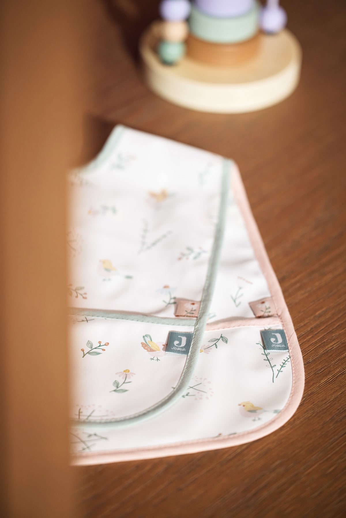 Jollein Haklapp Vattentät Lovely Birds (2pack)