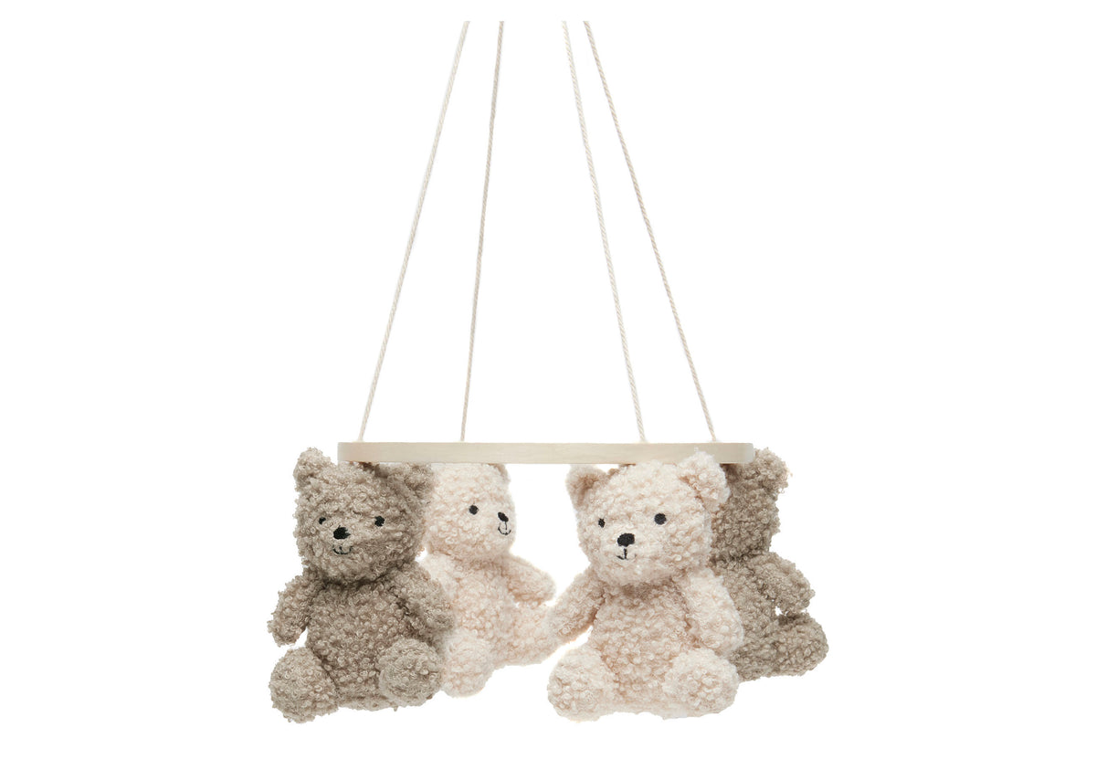 Jollein Sängmobil Teddy Bear Olive Green/Naturel