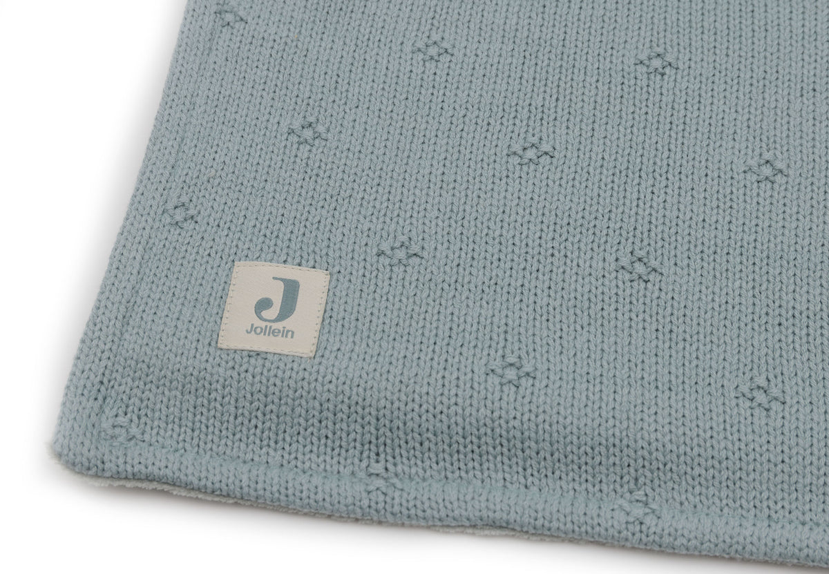 Jollein Filt 75x100cm Cosy Knit Sea Green/Velvet