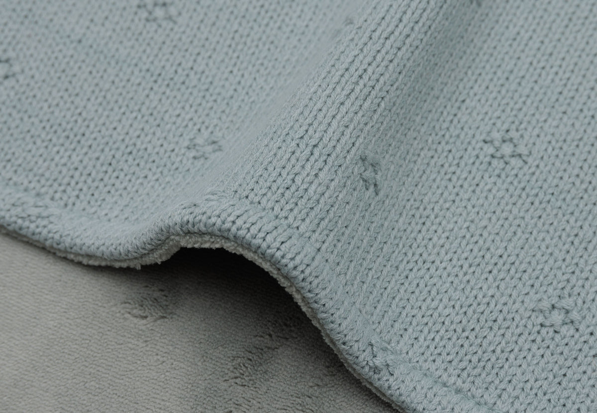 Jollein Filt 75x100cm Cosy Knit Sea Green/Velvet