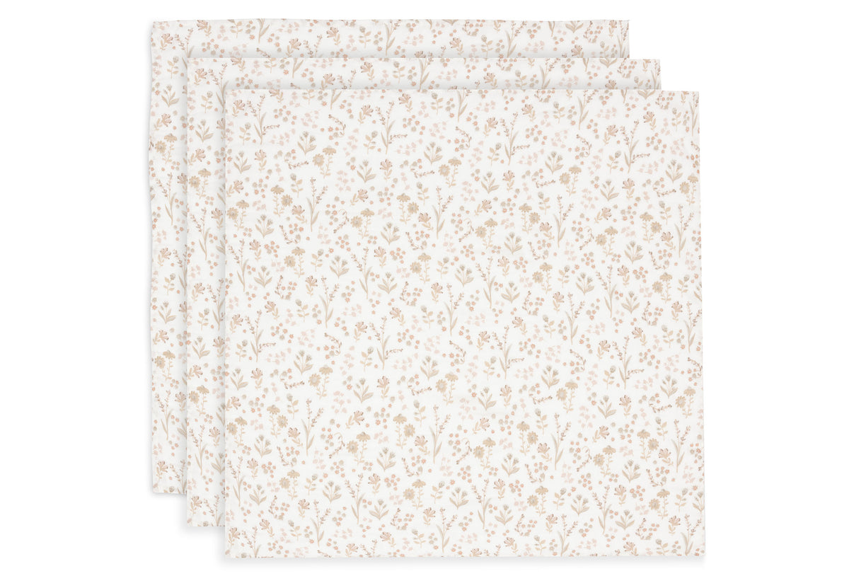 Jollein Muslinfilt 70x70cm Bloomy 3p