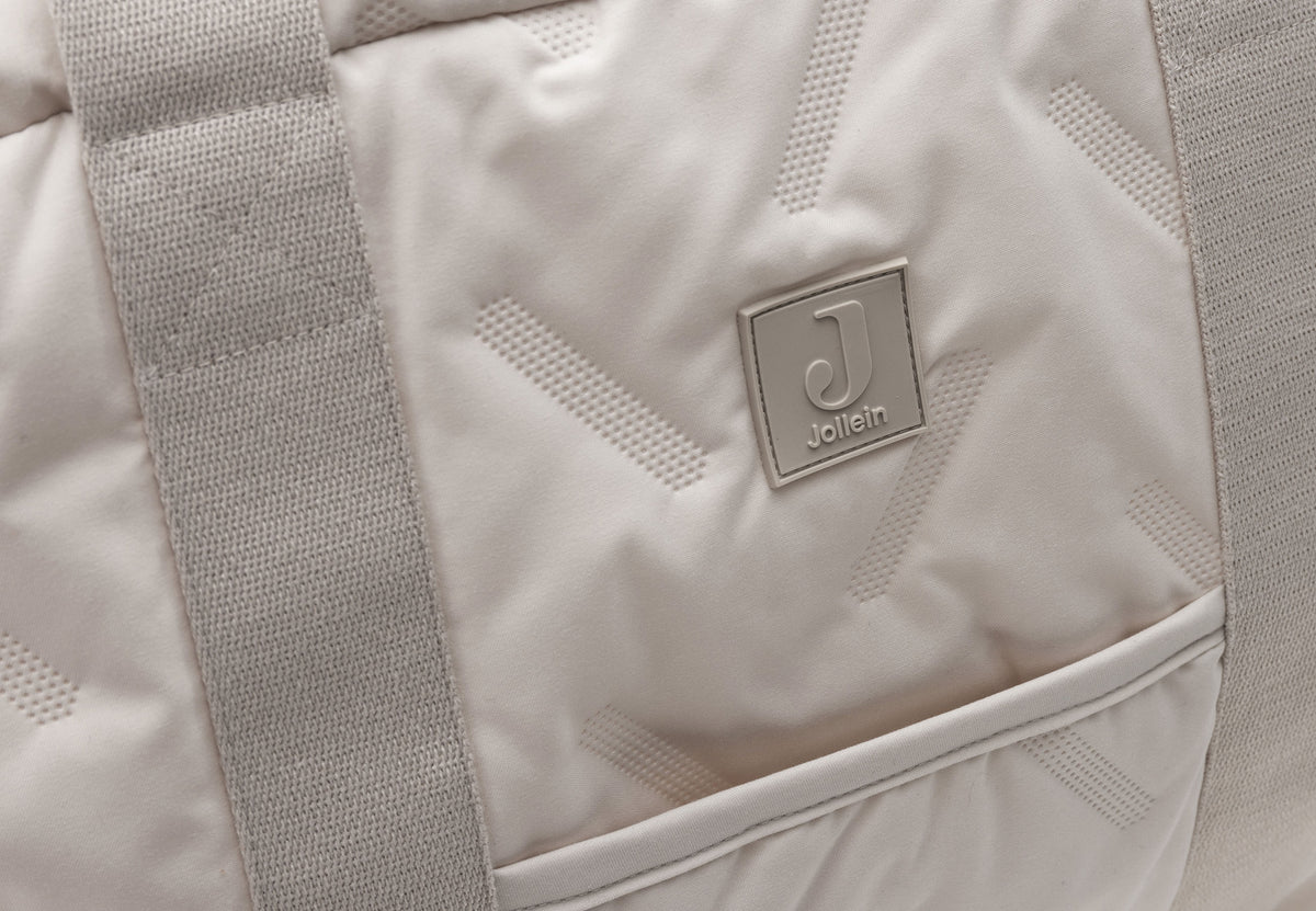 Jollein skötväska Embossed Lily Sand
