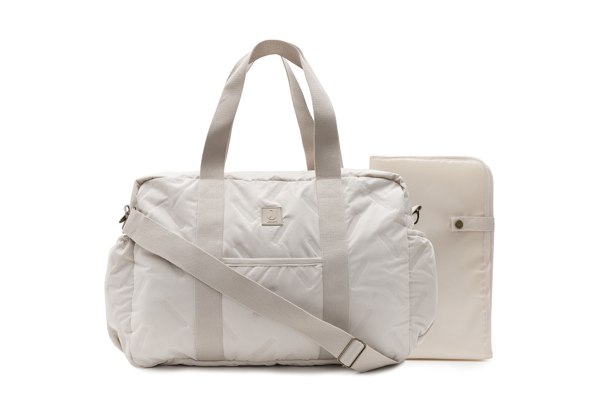 Jollein skötväska Embossed Lily Sand