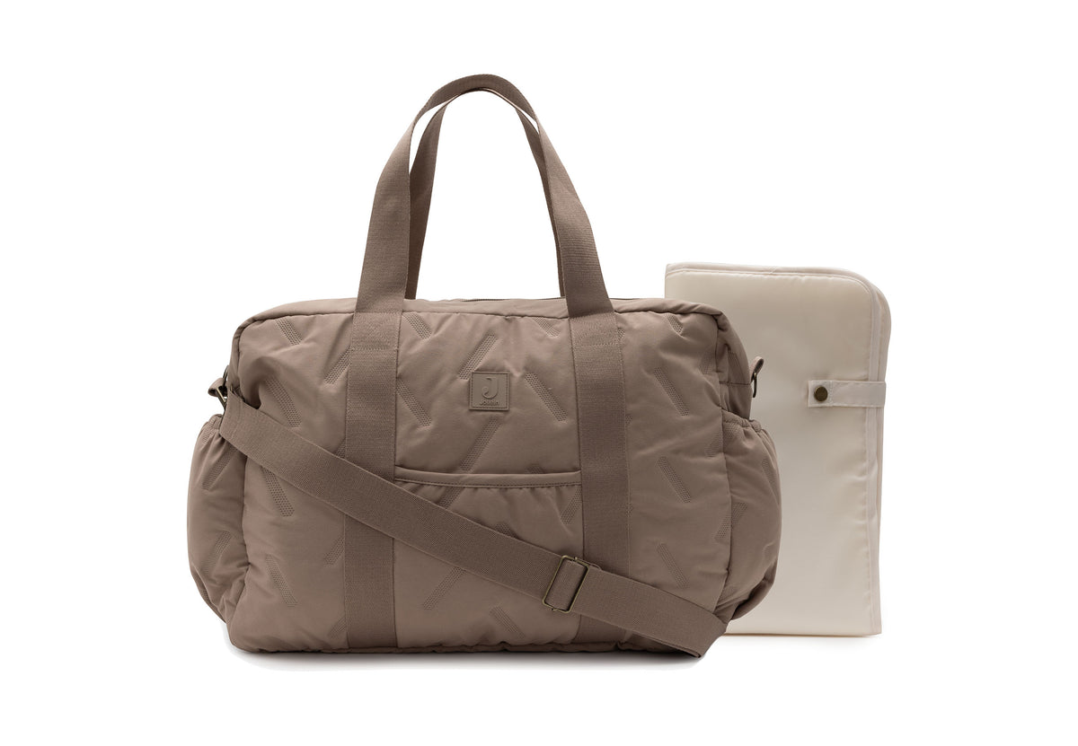 Jollein skötväska Embossed Lily Milky Coffee