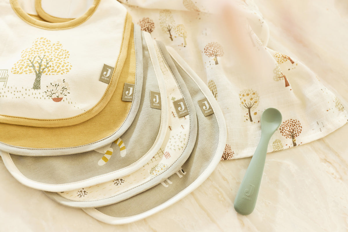 Jollein Bandana Bib Vattentät Tiny Park 5 Pack