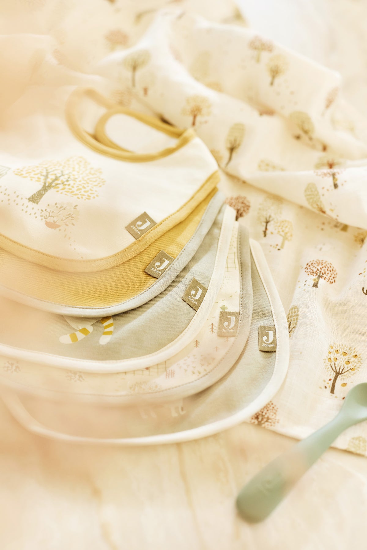 Jollein Bandana Bib Vattentät Tiny Park 5 Pack