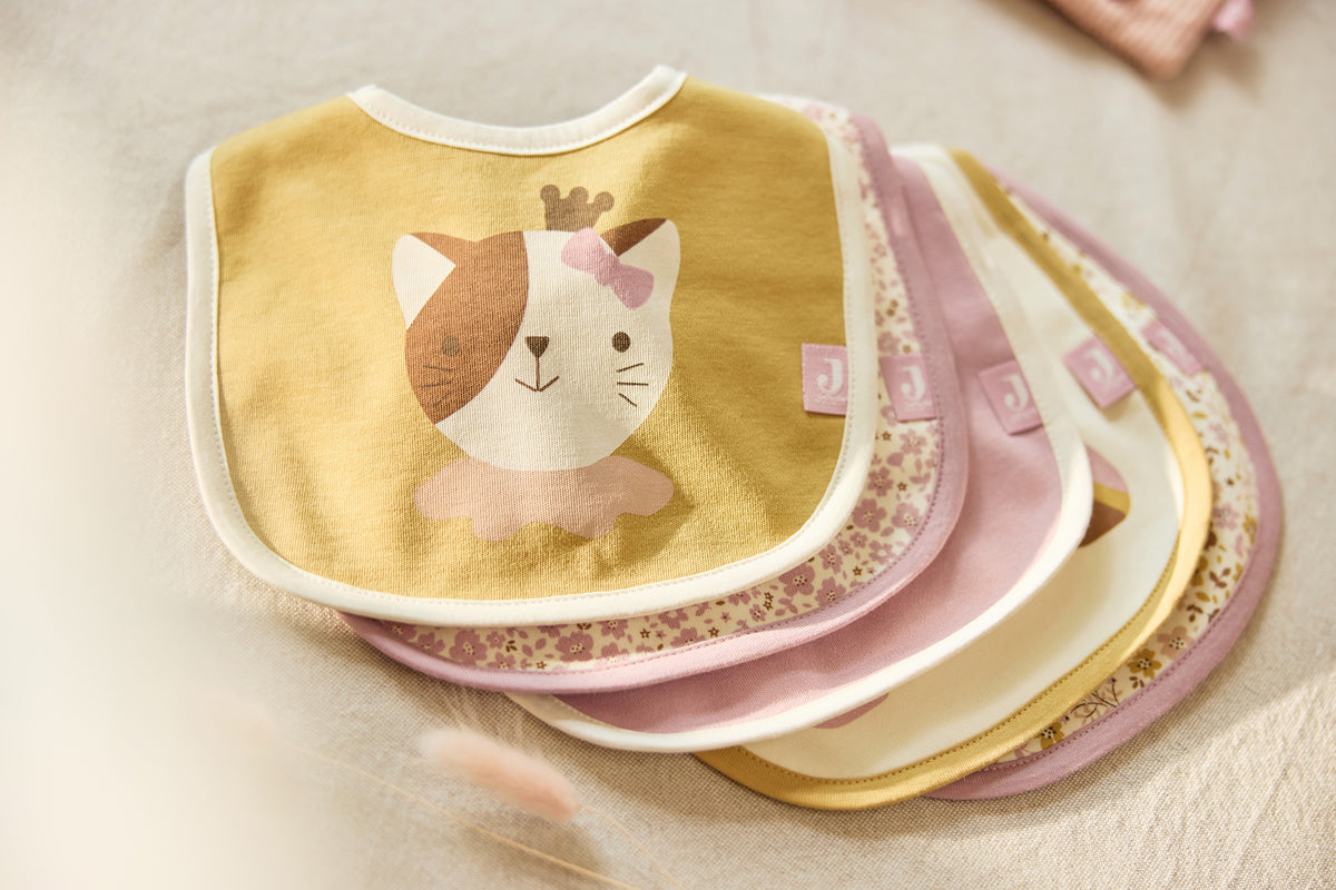 Jollein Bandana Bib Vattentät Flower Fairies 5 Pack