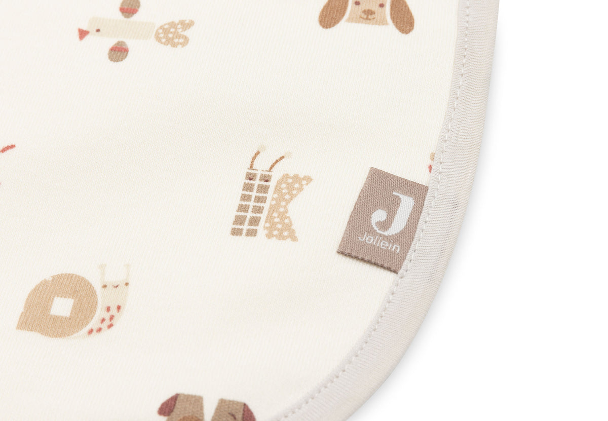 Jollein Bandana Bib Vattentät Animal Friends 5 Pack