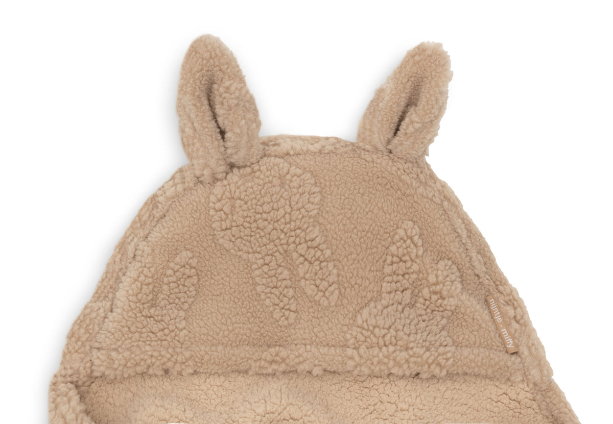 Jollein Omlottåkpåse Miffy Jacquard Teddy Biscuit