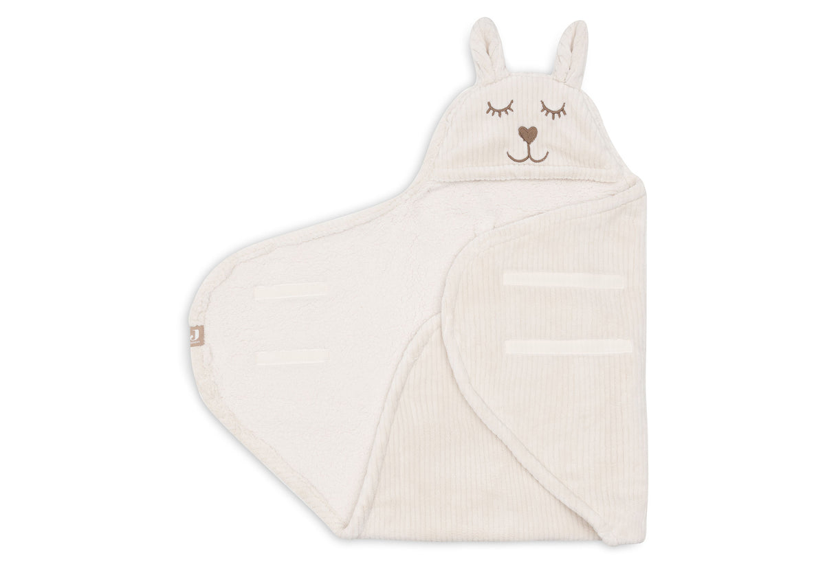 Jollein Omlottåkpåse Bunny Cloudy Rib Oatmeal