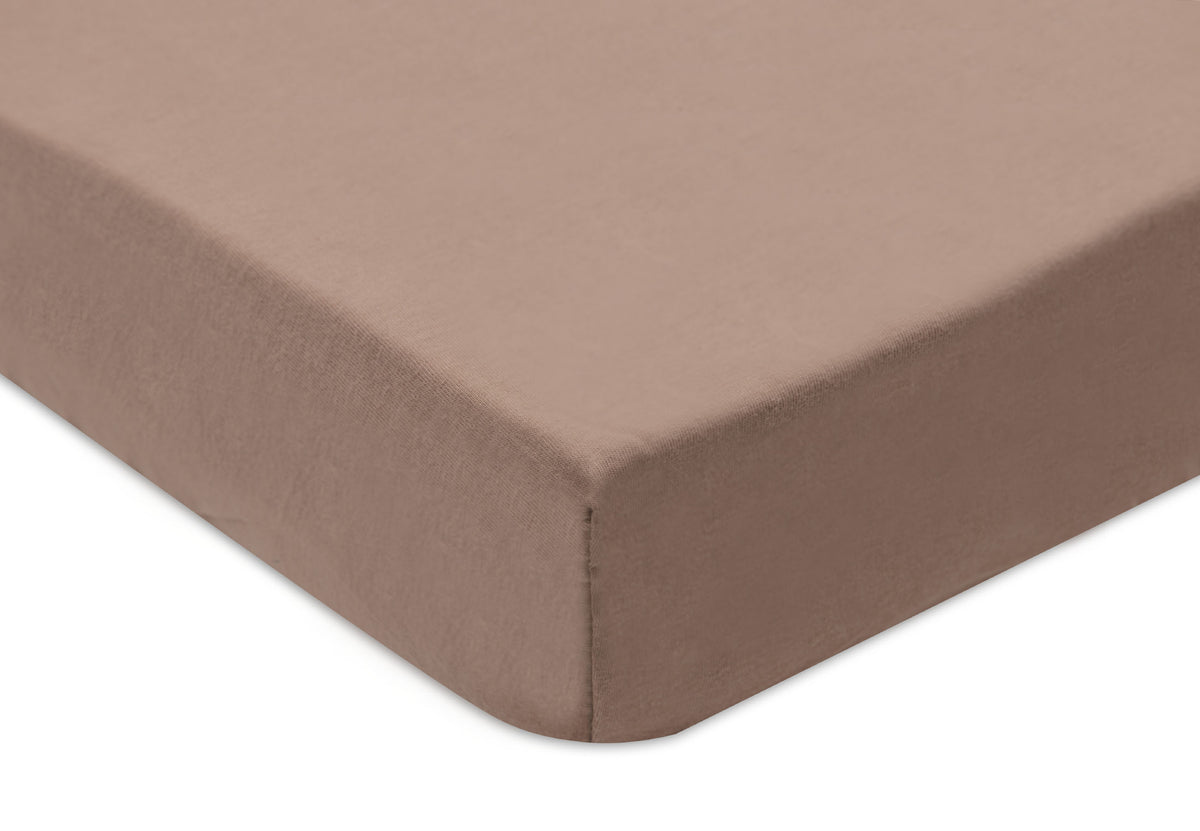 Jollein Dra-på lakan 40/50x80/90cm Milky Coffee/Ivory (2pack)
