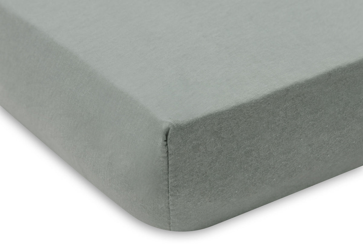 Jollein Dra-på lakan 60x120cm Sea Green/Ivory (2pack)