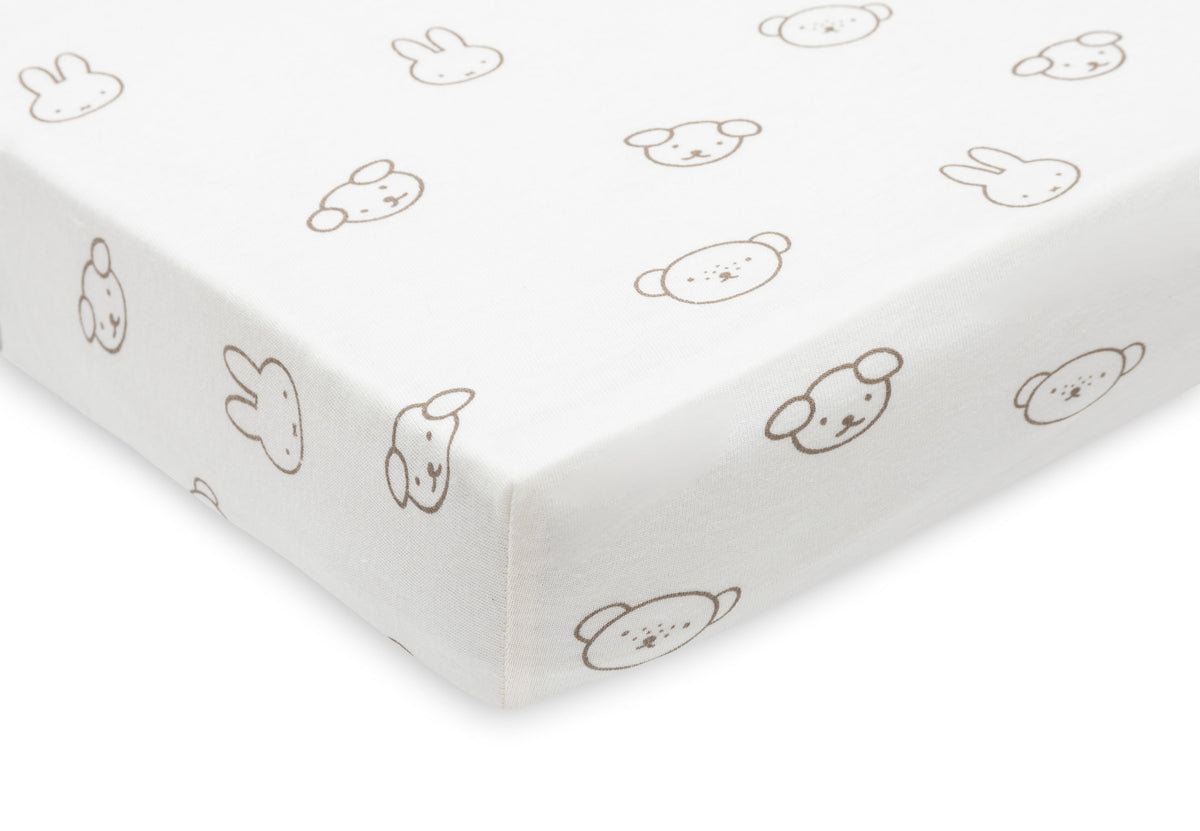 Fitted Sheet Jersey 60x120cm Miffy and Friends