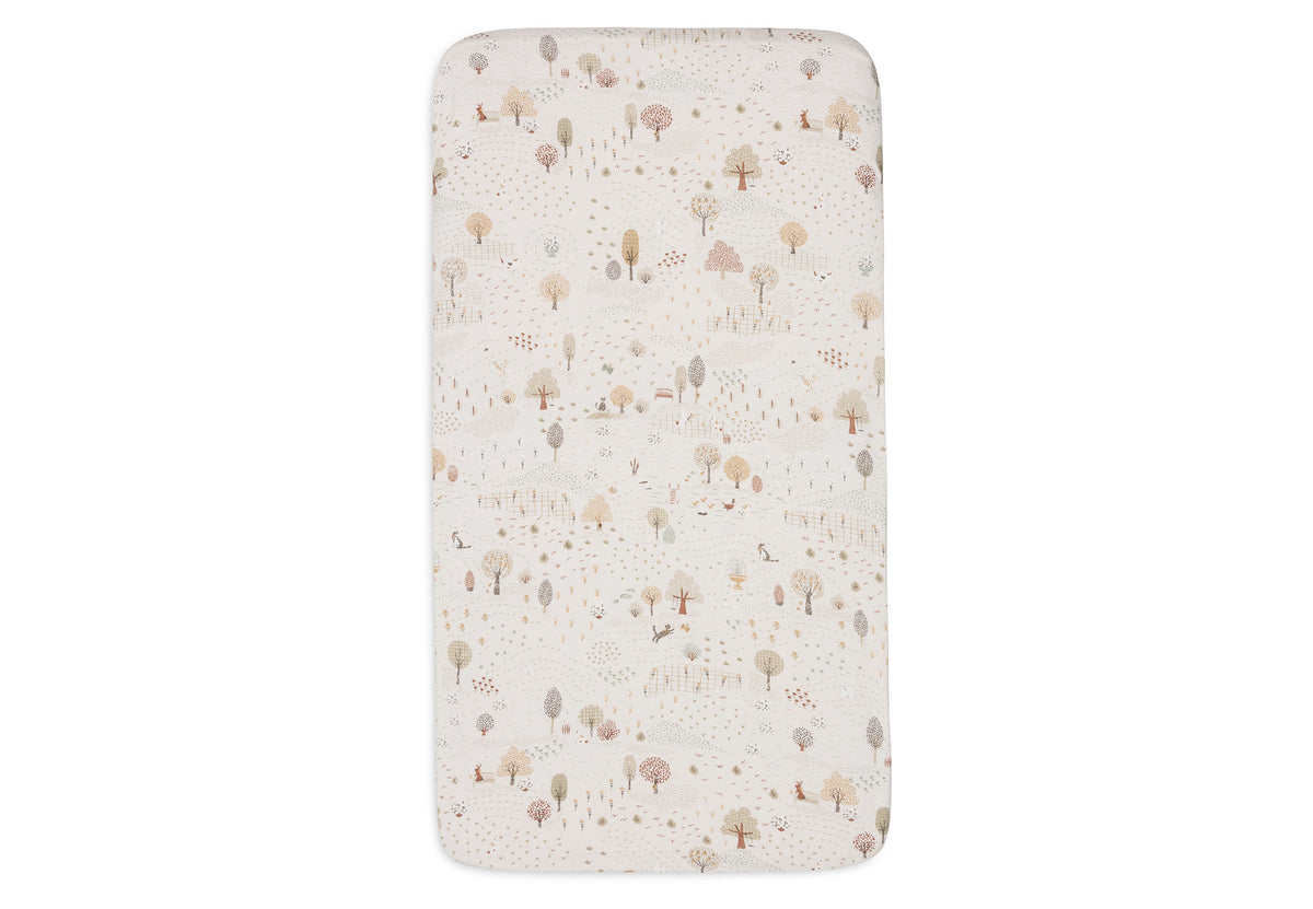 Fitted Sheet Jersey 60x120cm Tiny Park