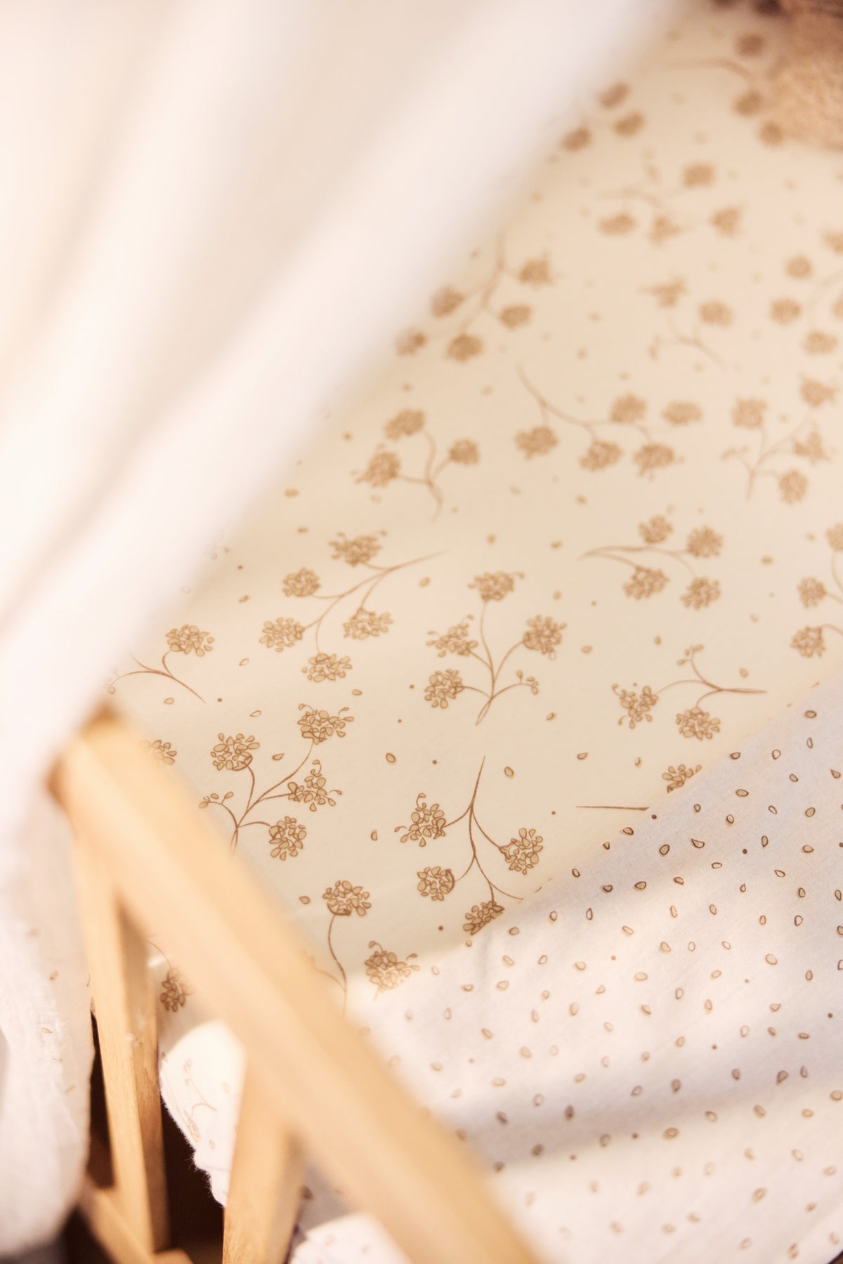 Fitted Sheet Jersey 60x120cm Leafy Dreams