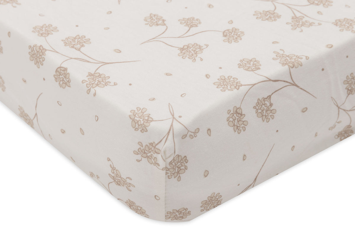 Fitted Sheet Jersey 60x120cm Leafy Dreams
