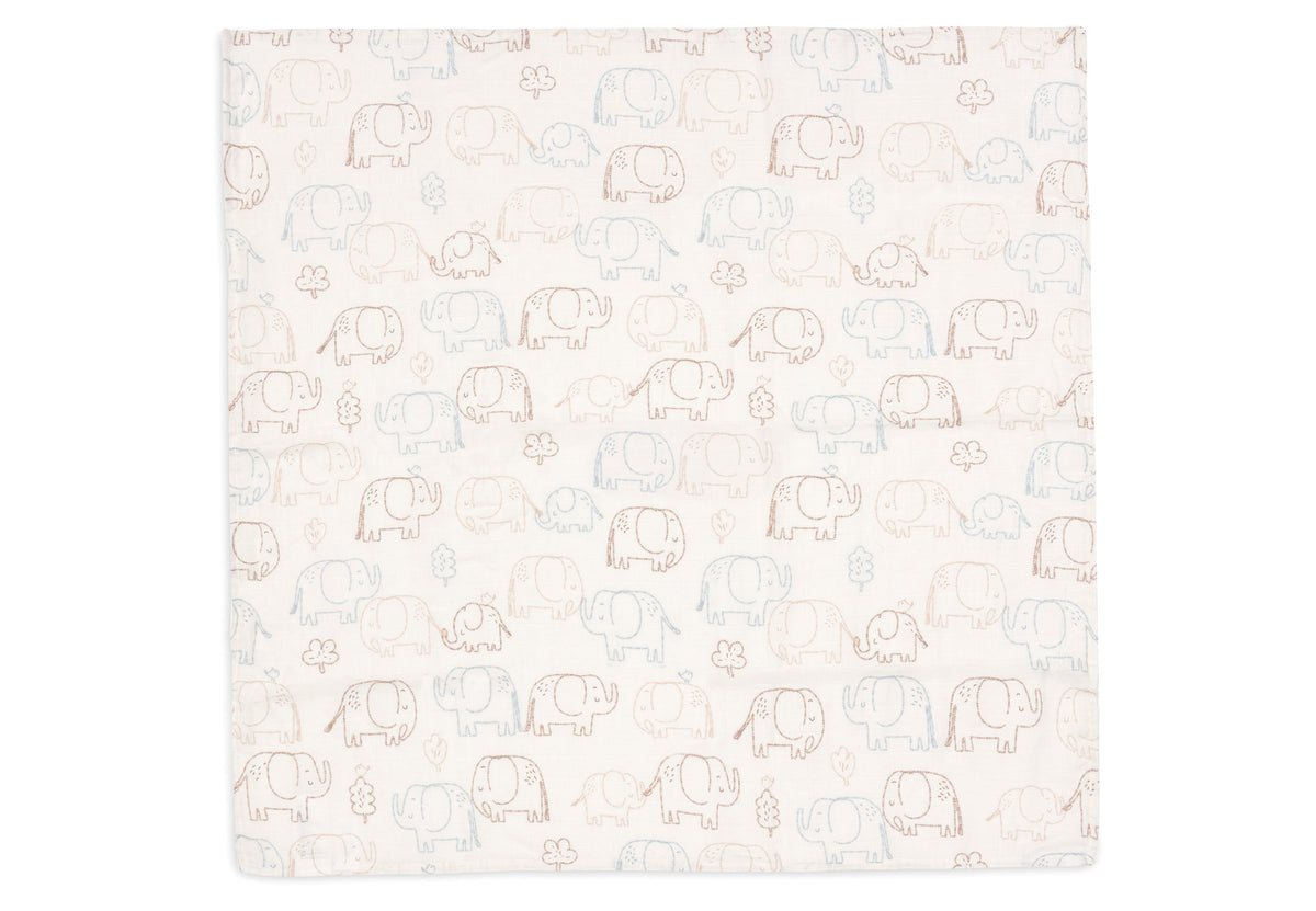 Jollein Muslinfilt 70x70cm Elephant Tales (3pack)
