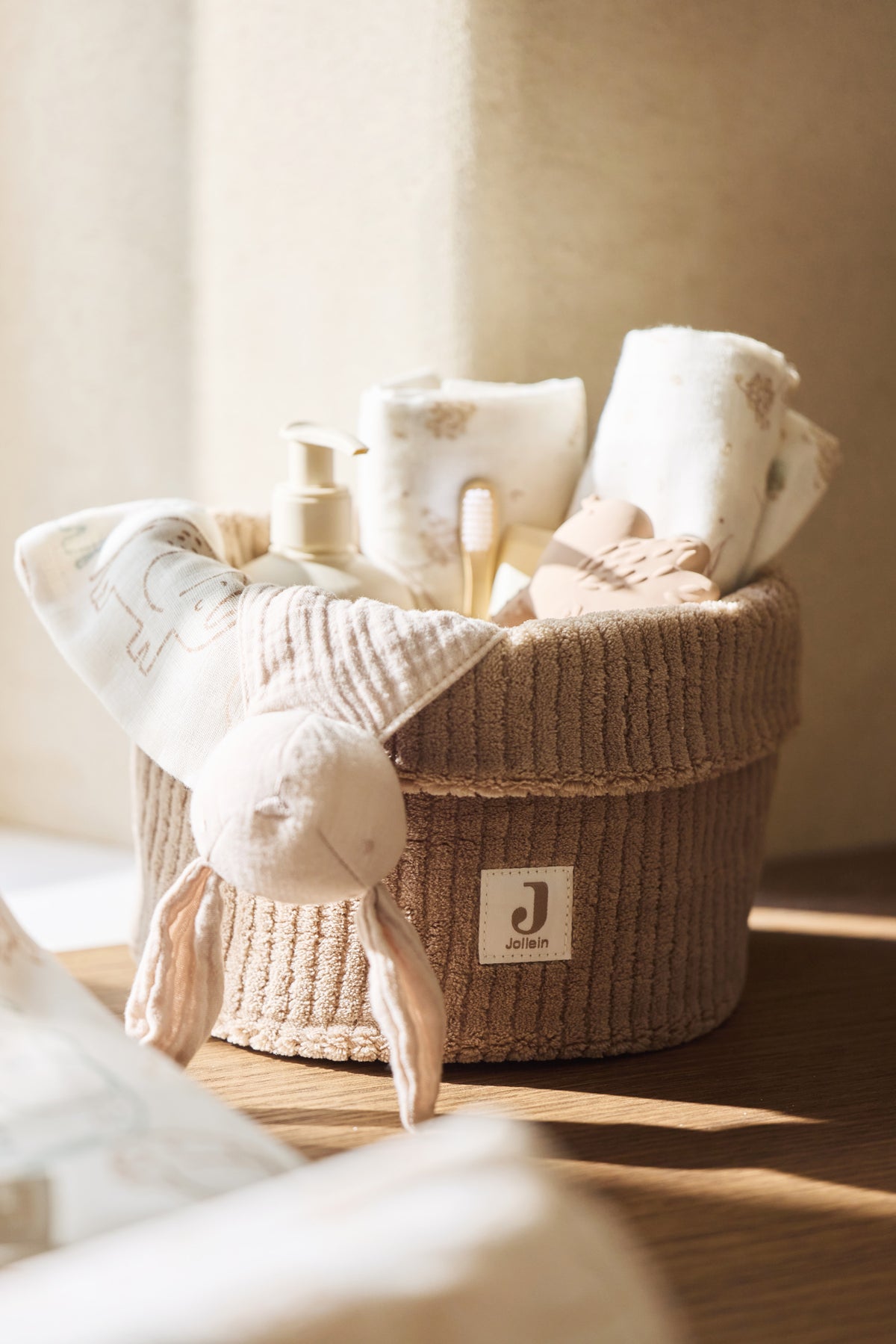 Jollein Muslin Tvättlapp Muslin 31x31cm Elephant Tales (3pack)