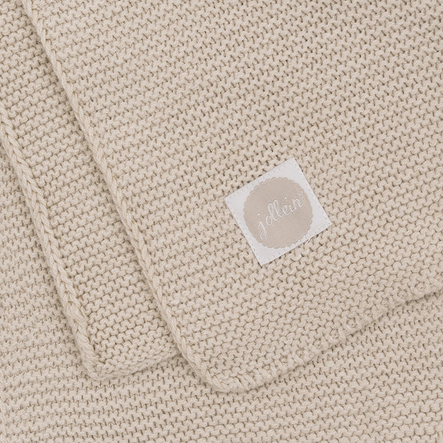 Jollein filt 75x100cm Basic knit Nougat