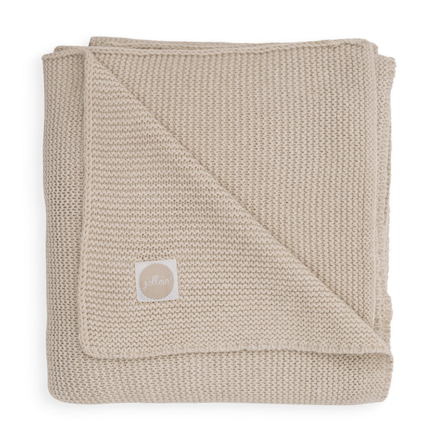 Jollein filt 75x100cm Basic knit Nougat