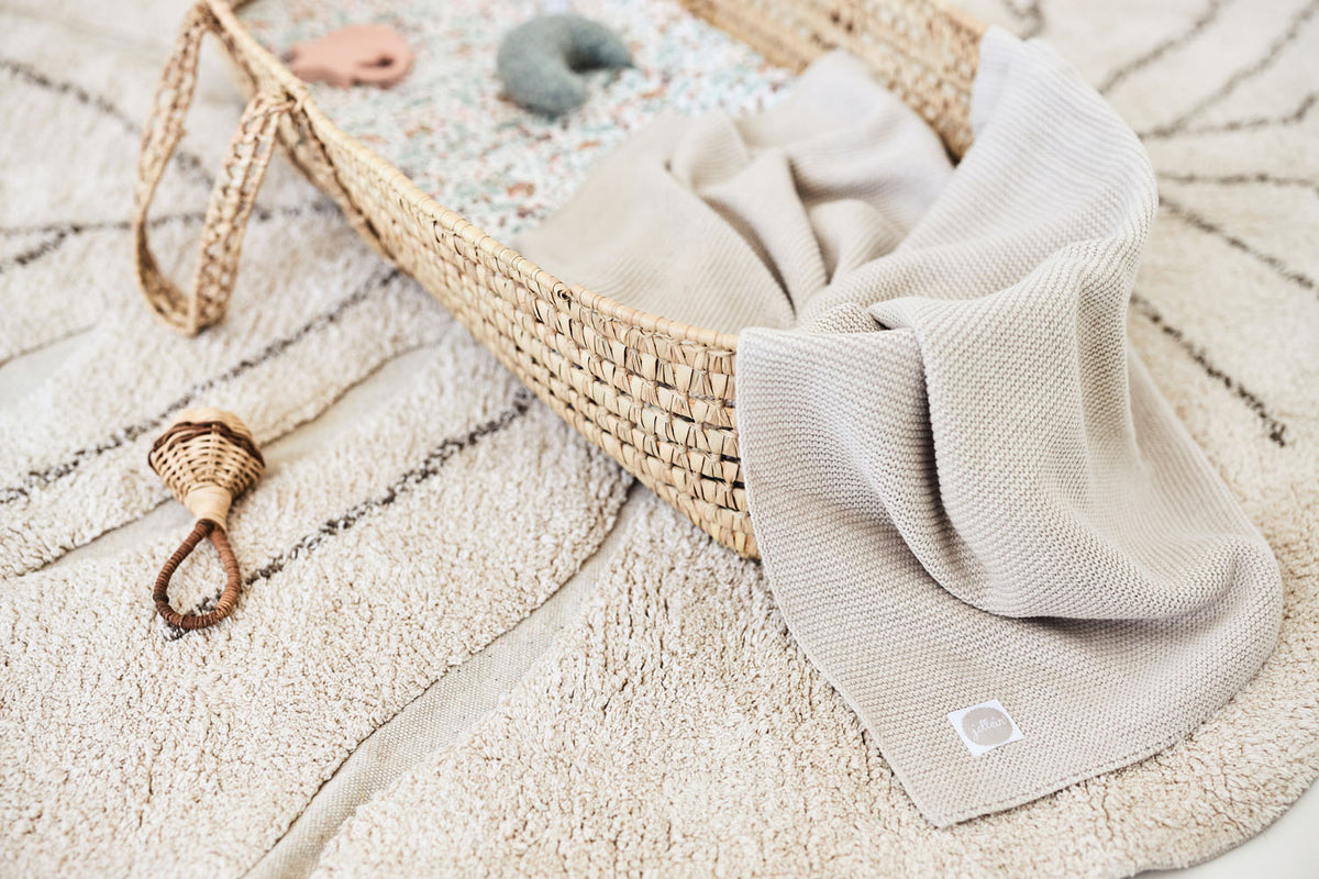Jollein filt 75x100cm Basic knit Nougat