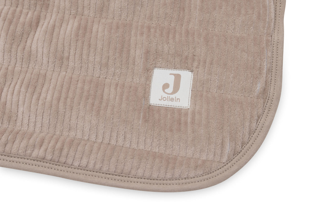 Jollein Filt 75x100cm Velvet Rib Milky Coffee