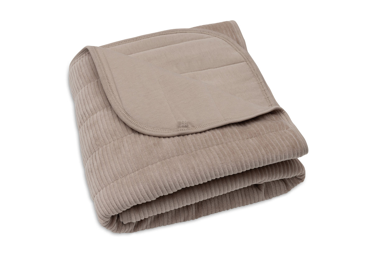 Jollein Filt 75x100cm Velvet Rib Milky Coffee