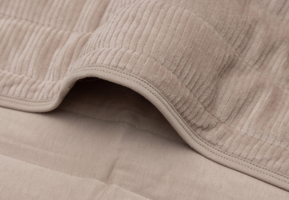 Jollein Filt 75x100cm Velvet Rib Milky Coffee