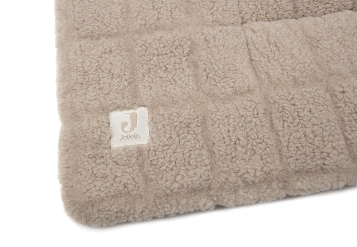 Jollein Lekmatta 75x95cm Box Teddy Warm Sand