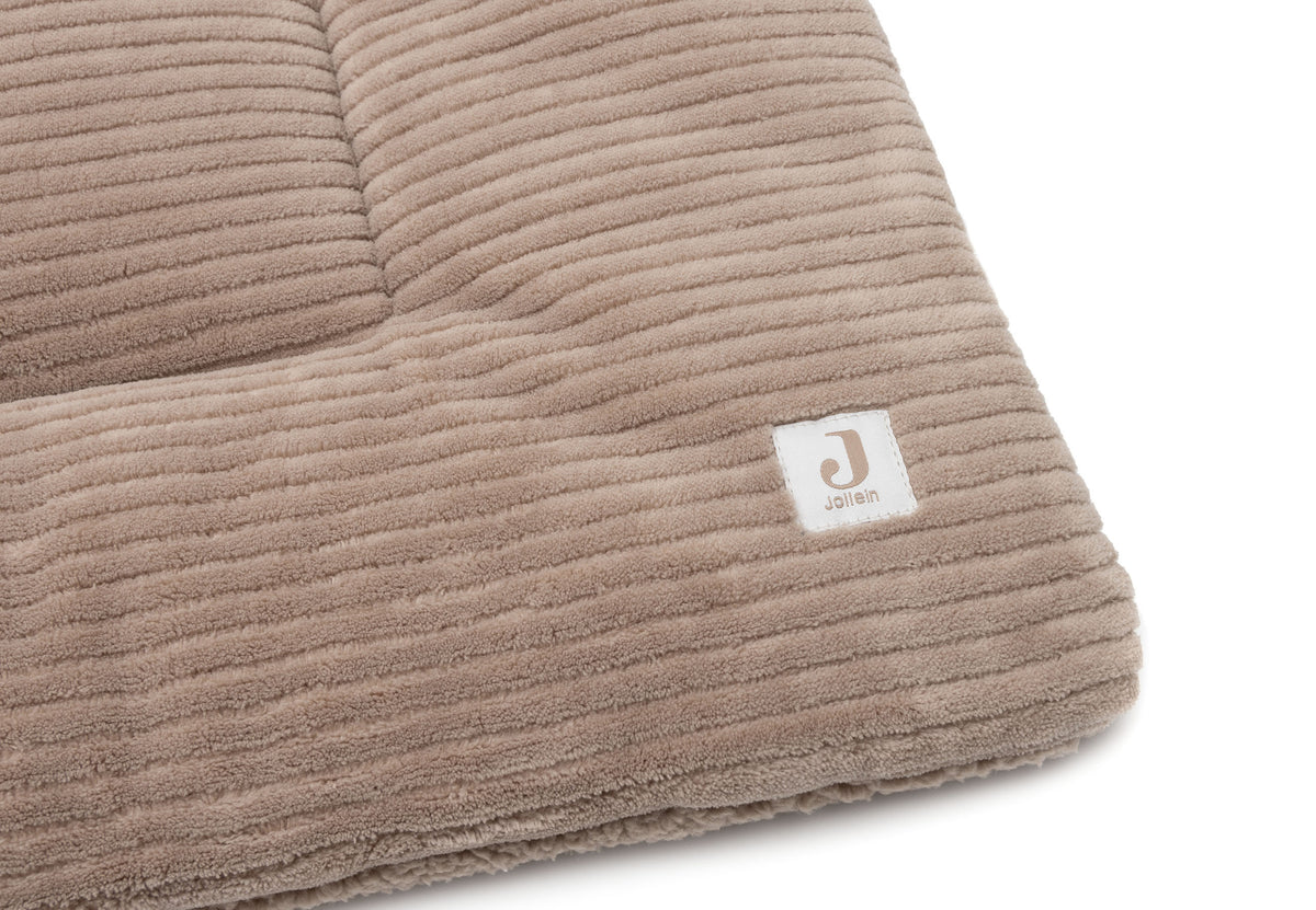 Jollein Lekmatta 75x95cm Cloudy Rib Milky Coffee