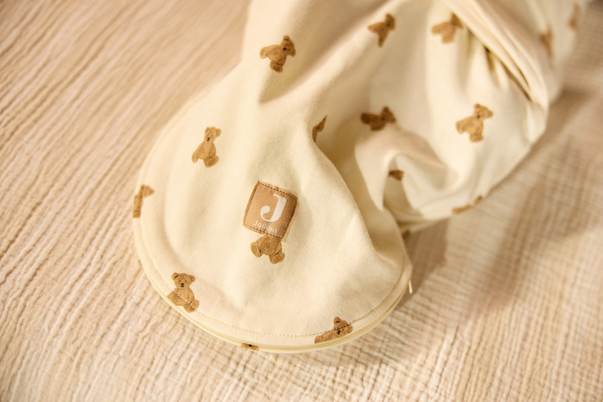 Jollein Omlottsovpåse 0-3 mån Mini Teddy Bear