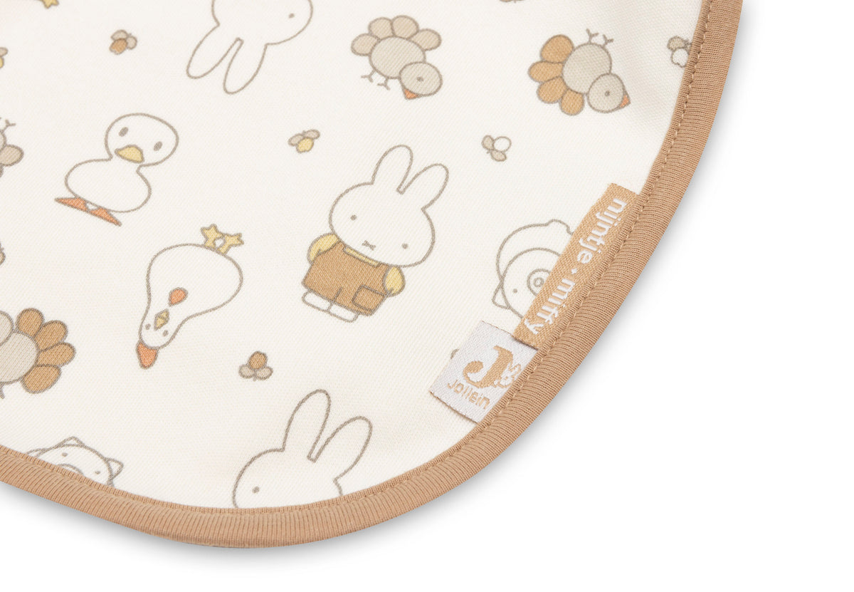 Jollein Bandan Bib Jersey Vattentät Miffy Family Farm (5pack)