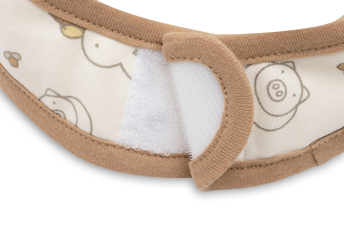 Jollein Bandan Bib Jersey Vattentät Miffy Family Farm (5pack)