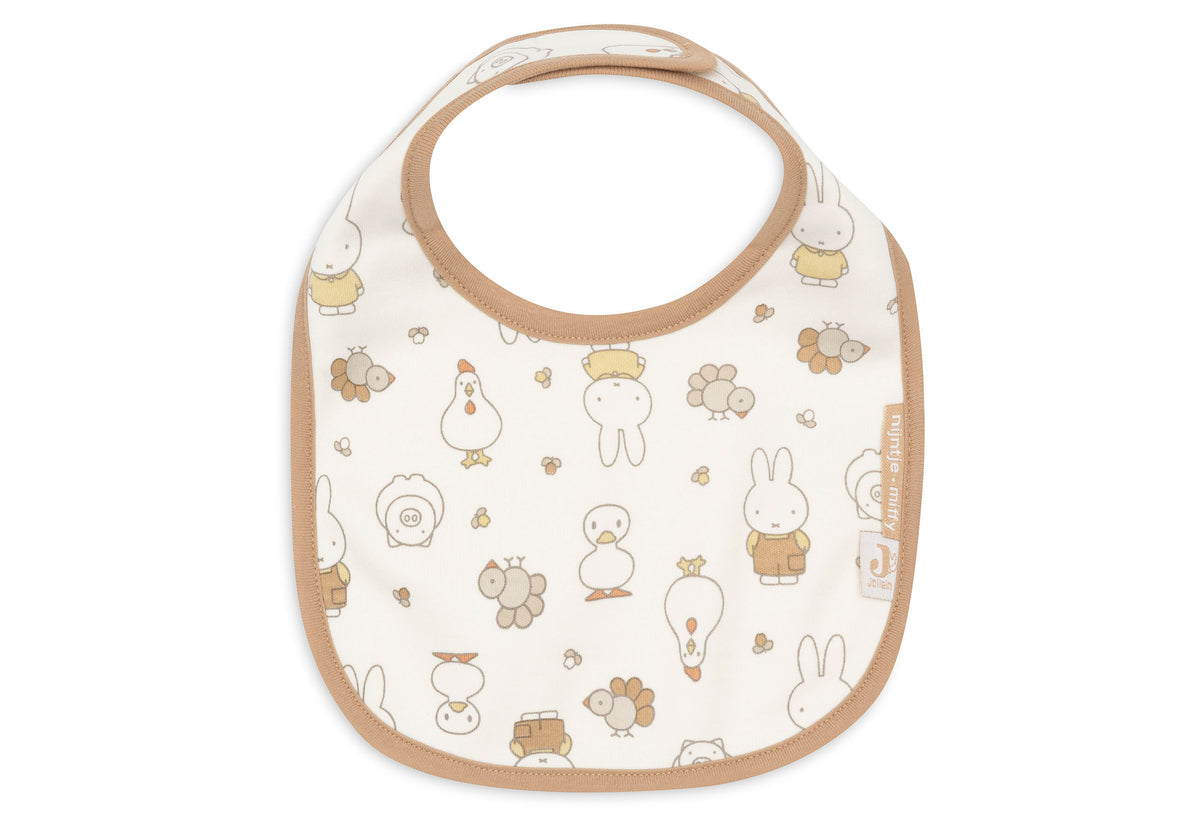 Jollein Bandan Bib Jersey Vattentät Miffy Family Farm (5pack)