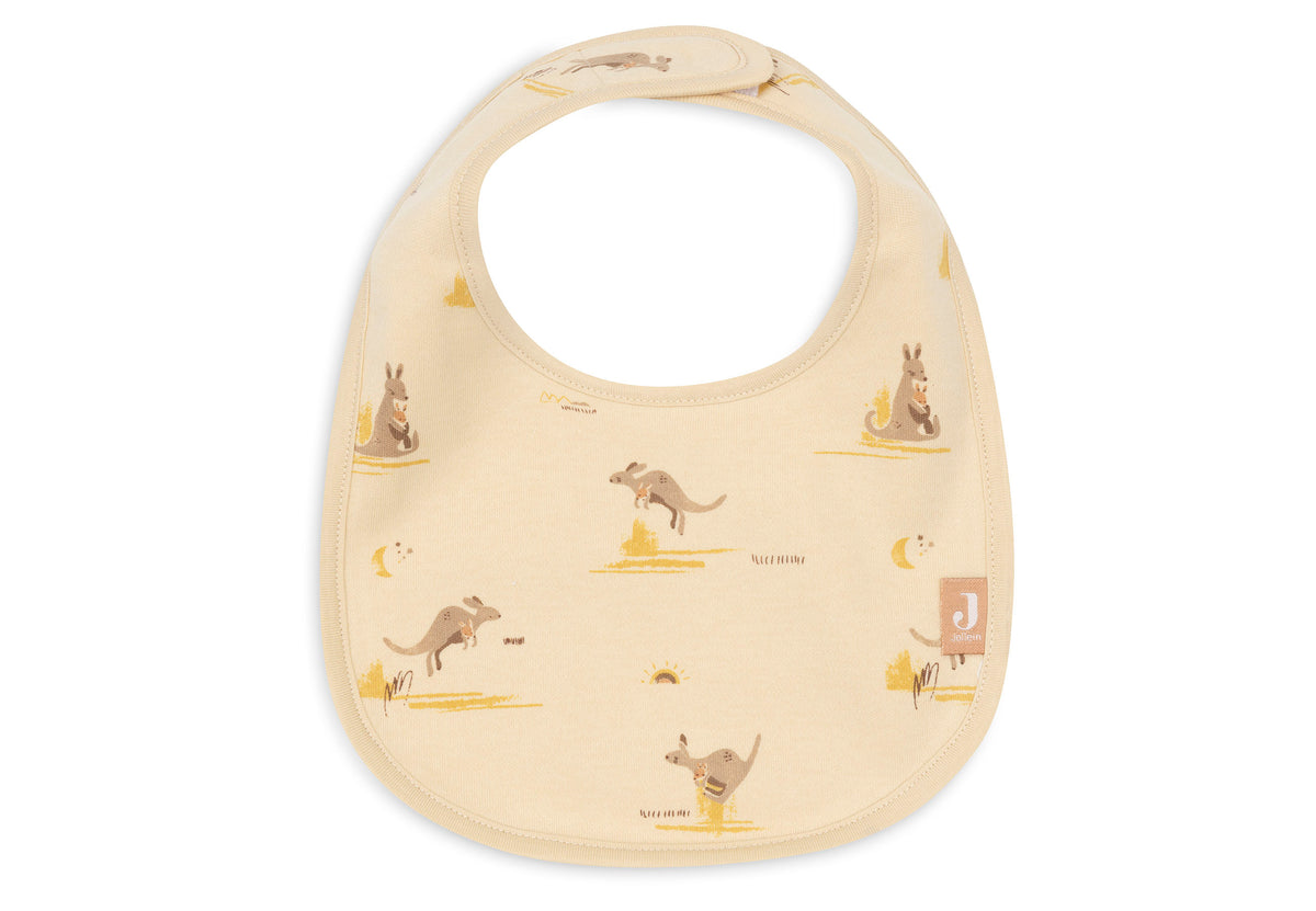 Jollein Bandan Bib Jersey Vattentät Kangaroots (5pack)