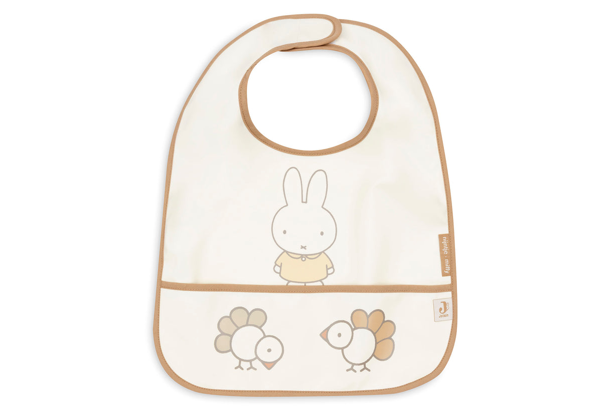 Jollein Haklapp Vattentät Miffy Family Farm (2pack)