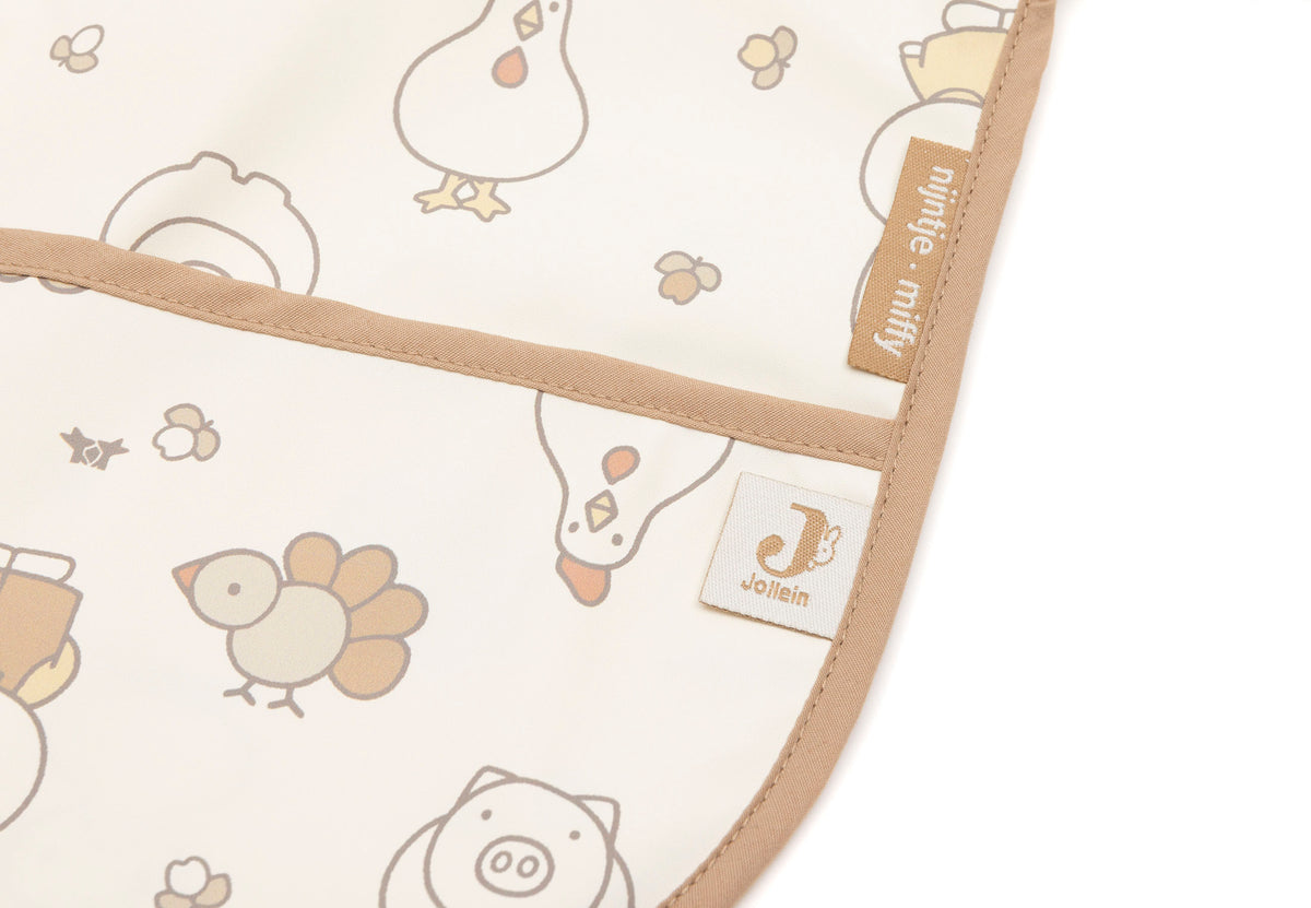 Jollein Haklapp Vattentät med ärm Miffy Family Farm