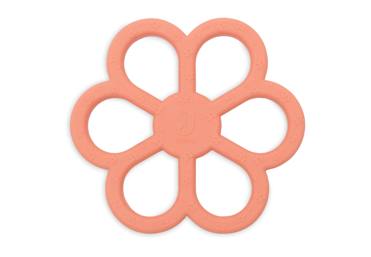 Jollein Bitring Silikon Flower Coral Rose