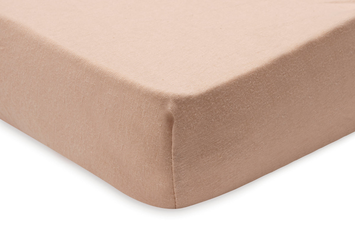 Jollein Dra-på lakan Jersey 60x120cm Blush/Wild Rose (2p)