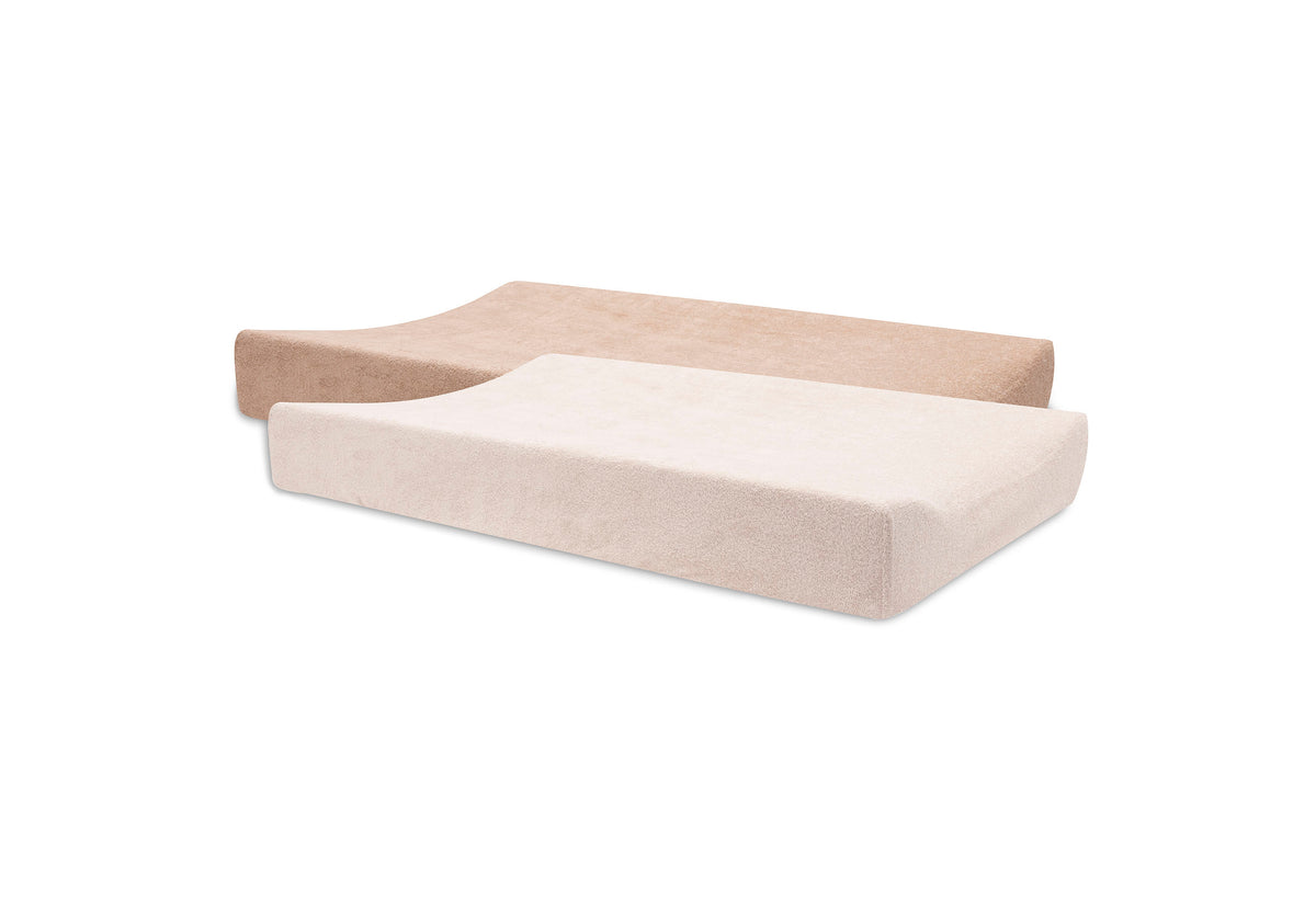 Jollein Skötbäddsöverdrag Frotté 50x70cm Blush/Wild Rose (2p)