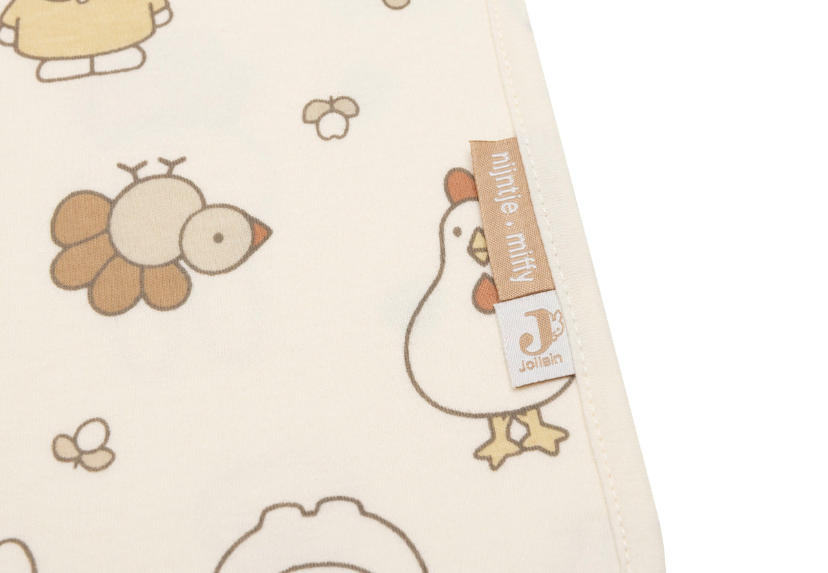 Jollein Babyfilt Jersey 75x100cm Miffy Family Farm