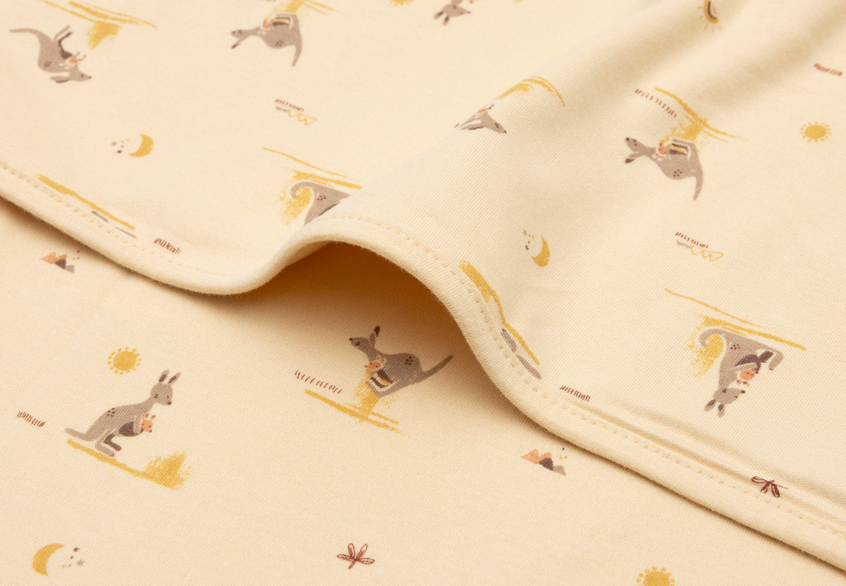 Jollein Babyfilt Jersey 75x100cm Kangaroots