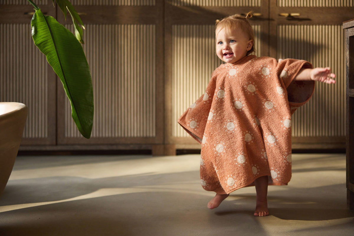 Jollein Badponcho Frotté Jacquard Sun Reversible