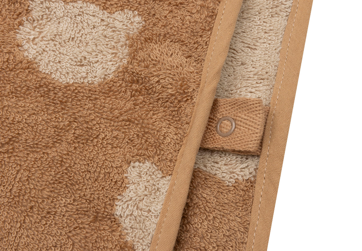 Jollein Badponcho Frotté Jacquard Teddy Bear Reversible