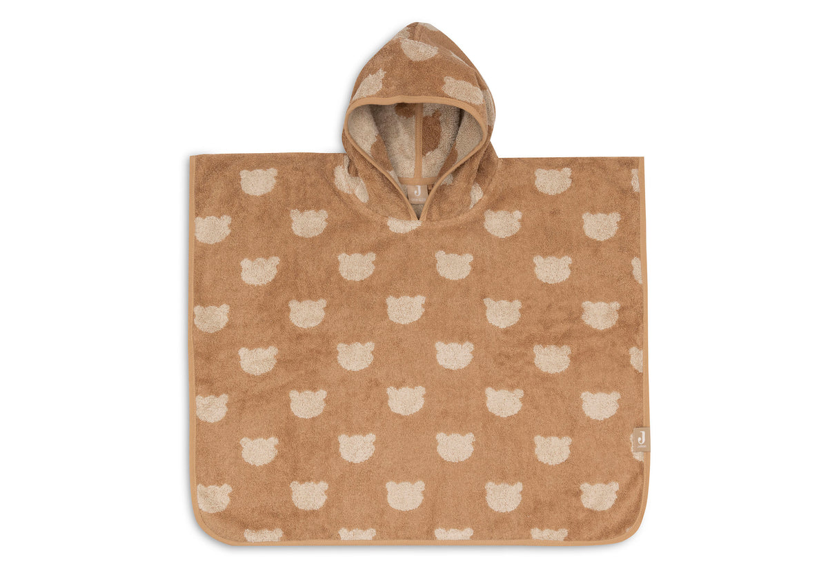 Jollein Badponcho Frotté Jacquard Teddy Bear Reversible